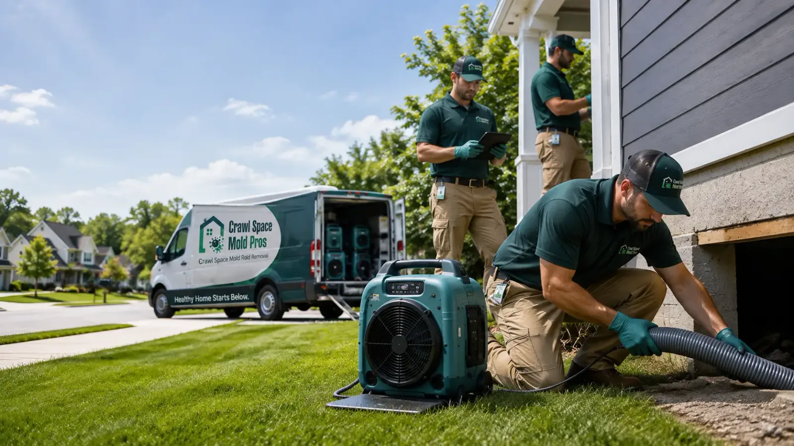 Crawl Space Mold Removal in Paxtonville, PA
